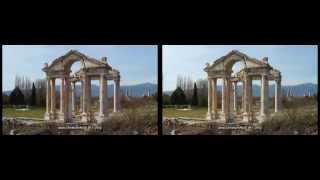 3D Aphrodisias  Caria Turkey Fujifilm Finepix Real 3D W3 [upl. by Uht338]