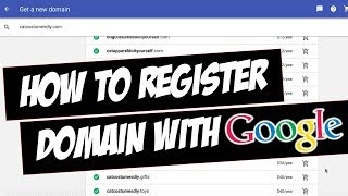 How to Register Domain with Google Domains [upl. by Lemrahc]