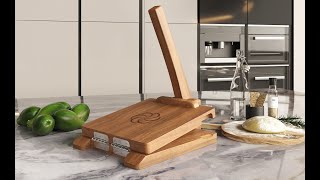 tortilla press wood  prensa para tortillas  10 inches [upl. by Aratehs]