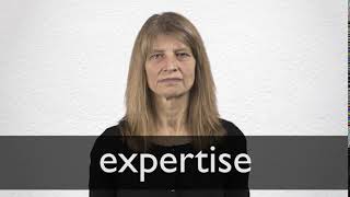 How to pronounce EXPERTISE in British English [upl. by Beisel]