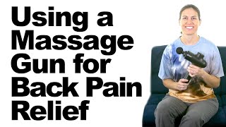 How to Use a Percussion Massage Gun for Back Pain Relief [upl. by Akemehs]