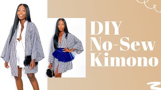 DIY NO SEW KIMONO [upl. by Amahcen]