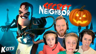 SECRET NEIGHBOR Spooky Family Battle KCITY GAMING [upl. by Bigelow]