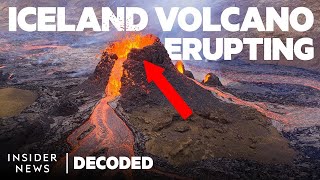 Watch This Iceland Volcano Erupt For The First Time In 6000 Years  Decoded [upl. by Hollander380]