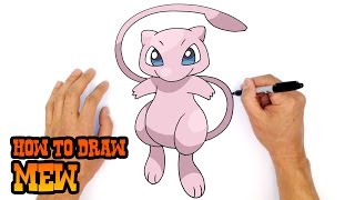 How to Draw Pokemon  Mew [upl. by Lacsap]