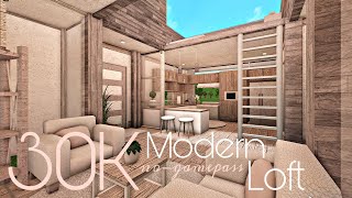 BLOXBURG 30K MODERN LOFT  NOGAMEPASS [upl. by Cira]