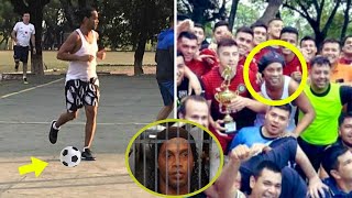 Ronaldinho Scored 5 Goals in Prison [upl. by Nnylkcaj]