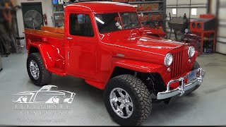 LEGENDARY 1948 WILLYS PICKUP BUILD PART 13 THE REVEAL [upl. by Anileda]