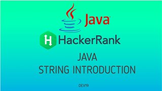 14 Java String Introduction  Hackerrank Java Solutions [upl. by Atiuqam]