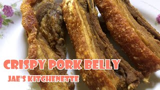 How to make easy Bagnet Crispy Pork belly  Jaes Kitchenette [upl. by Canty718]