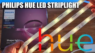 Philips Hue LED Strip Light Plus Unboxing and Setup [upl. by Anaek]