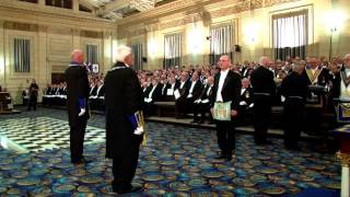 Freemasons Ritual in action HD [upl. by Dorison]