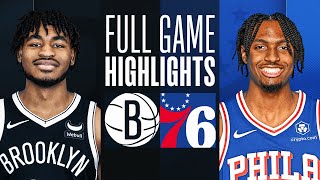 NETS at 76ERS  FULL GAME HIGHLIGHTS  February 3 2024 [upl. by Ttoille]