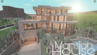 ROBLOX BLOXBURG Mansion Modern House  House Build [upl. by Beatrix967]