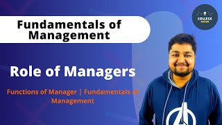 Fundamentals of Management  Functions of Manager [upl. by Namilus]