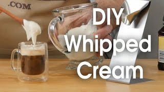 DIY whipped cream in 60 seconds [upl. by Allare]