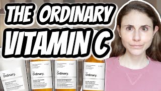 ALL THE ORDINARY VITAMIN C PRODUCTS Dermatologist Review  Dr Dray [upl. by Ettenoitna]