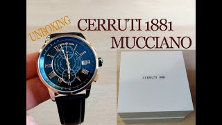 Cerruti 1881 unboxing fashion watch Mucciano [upl. by Ellehctim]