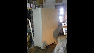 Solid Pine Armoire Complete Build [upl. by Sualohcin]