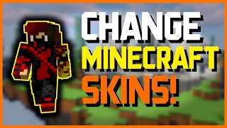 How to Change Your Minecraft Skin  Skindex  2020 [upl. by Bone]