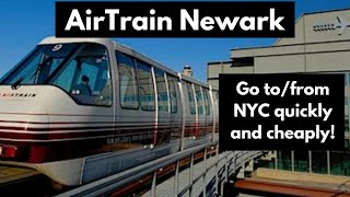 How To Use The Newark EWR Airport AirTrain NYC to EWR and EWR to NYC [upl. by Fiester]