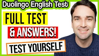 Duolingo English Test  FULL TEST amp ANSWERS 1 [upl. by Bhayani]