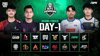 PUBG Mobile NEPX Showdown  Grand Finals Day 1 [upl. by Yendic]