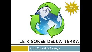 Le risorse della terra  Nuova versione [upl. by Gilder]