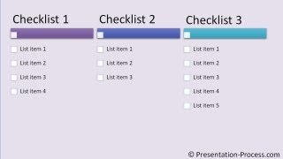 Creating Checklist Slides  PowerPoint Smartart Series 5 [upl. by Dun]