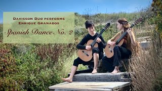 Spanish Dance No 2 “Oriental” Enrique Granados  Davisson Guitar Duo [upl. by Crellen]