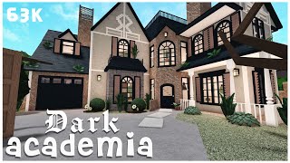 Cheap dark academia Home  Welcome to Bloxburg no advanced placing Bloxburg Build [upl. by Eleni]