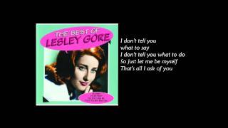 Lesley Gore  You Dont Own Me Lyrics [upl. by Thorrlow]