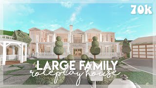 Large family roleplay house  Bloxburg build 70k [upl. by Harmaning176]