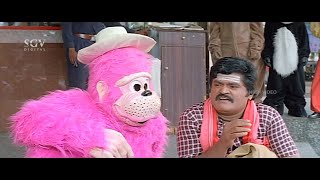 Veeranna Kannada Movie Back To Back Comedy Scenes  Jaggesh  Ravali  Tennis Krishna [upl. by Suivatna]