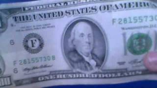 old fashioned 100 dollar bill [upl. by Ilarrold393]