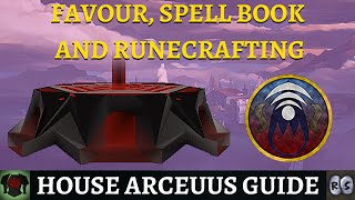 Guide to House Arceuus Favour Spellbook amp Runecrafting [upl. by Indihar]