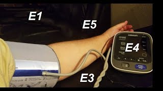 Repair Error Message OMRON Blood Pressure Monitor Fix Intellisense E1 E2 E3 E4 E5 E6 E7 Not Working [upl. by Wooldridge384]