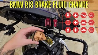 BMW R18 Brake Flush [upl. by Namreh807]