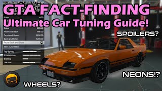 GTA Online Ultimate Car Tuning Guide Upgrades Wheels Setups amp More  GTA 5 FactFinding №33 [upl. by Tiana]