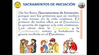 LOS SACRAMENTOS DE INICIACIÓN PARA NIÑOS [upl. by Dahraf]