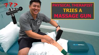 Do Massage Guns Really Help  Physical Therapist Reviews Achedaway Massage Gun [upl. by Campball]