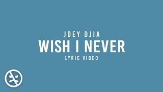 JOEY DJIA  Wish I Never And If I could Id Just Forget About You Official Lyric Video [upl. by Fortunia]