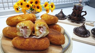 Mëngjesi ideal për 10 minuta kroketa nga gjiza  🇺🇸 Quik amp Easy Breakfast Recipe only 10min [upl. by Yentrok]