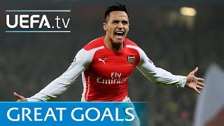 Alexis Sánchez – Five great goals [upl. by Neslund254]