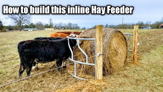 How to build an inline Hay Feeder [upl. by Aylsworth]