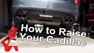 Proper Cadillac ATS CTS Jack Points [upl. by Harness]