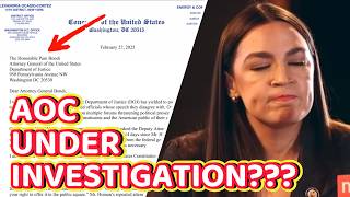 AOC TERRIFIED Begs DOJ to Reveal Investigation into Her Helping Migrants aoc newyork immigration [upl. by Keefer]