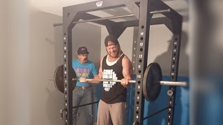 How to Build a HOME POWER RACK  DIY Dudes [upl. by Alleris784]