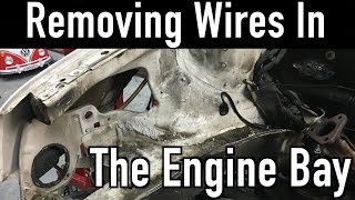 Removing Wires In An Engine Bay [upl. by Osrick]