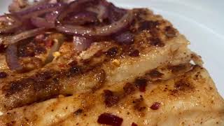 Pan Fried Pollock Quick amp Easy recipe [upl. by Enaek668]